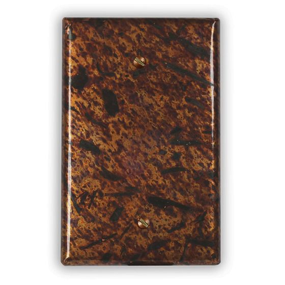 Distressed Medium 1 Blank Copper Switch Plate