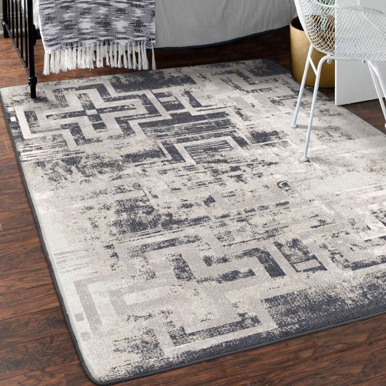 Distressed Bounty Rug - Asphalt