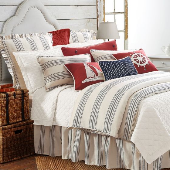 Prescott Navy Duvet Cover Set