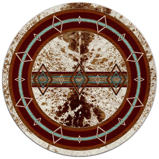Fire Hide Area Rug