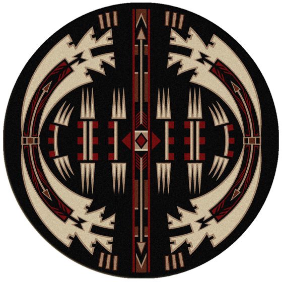 Horse Thieves Rug - Black