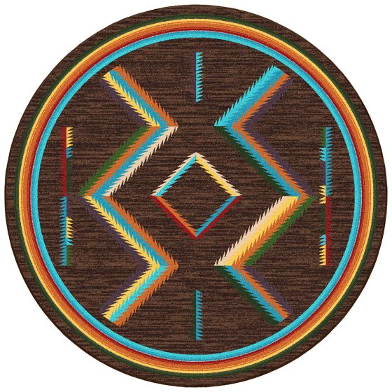 Hour Glass Rug - Bright