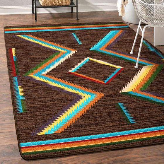 Hour Glass Rug - Bright
