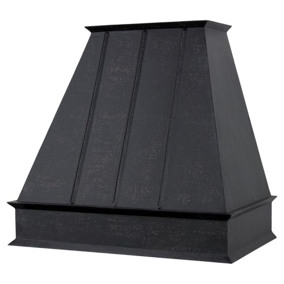 38" Euro Glazed Black Hammered Copper 735 CFM Wall Mounted Range Hood