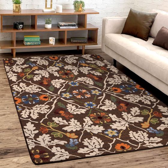 Infinity Oak Rug - Brown
