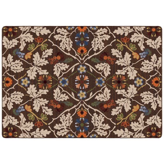 Infinity Oak Entry Rug - Brown