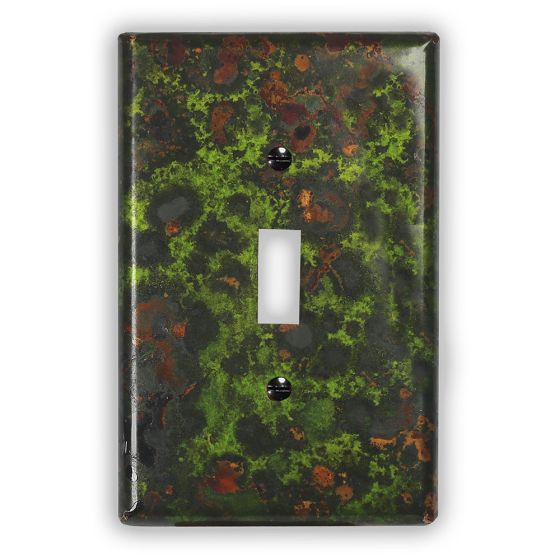 Irish Moss 1 Toggle Copper Switch Plate