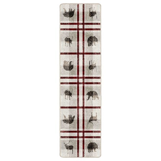 Rio Vista Runner Rug - Red Stripe