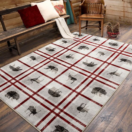 Rio Vista Rug - Red Stripe