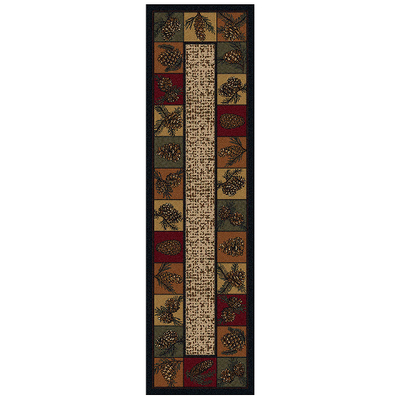 Kindred Coco Rug Kindred Cones Runner Rug - Cabin Rugs