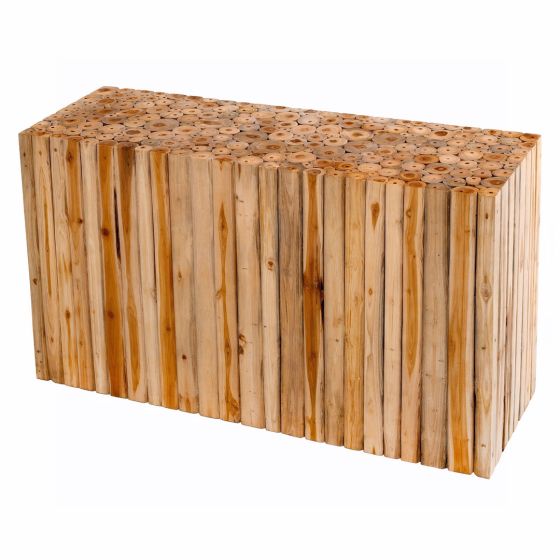 Lakeside Natural Wood Sofa Table