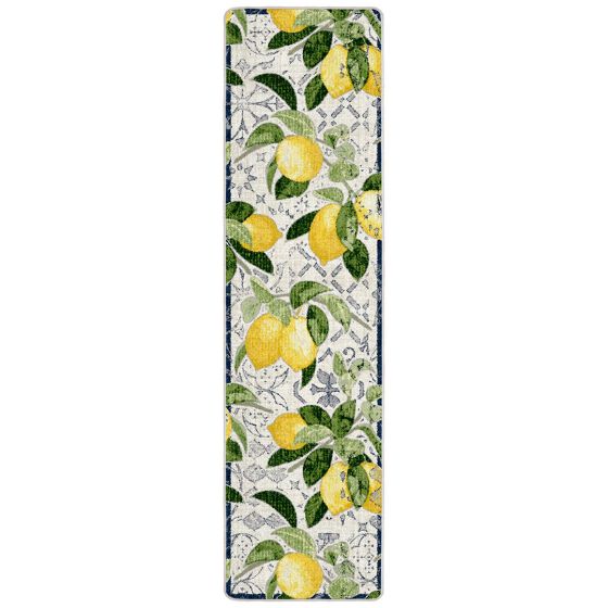 Lemon Bloom Runner Rug - Fresh Citrus