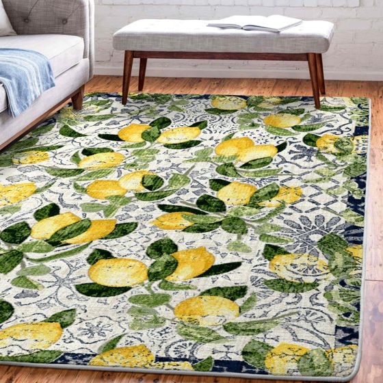 Lemon Bloom Rug - Fresh Citrus