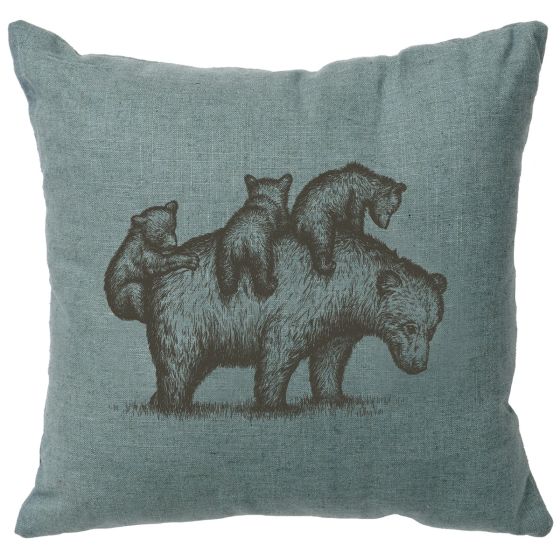 Mama Bear Image Decor Pillow - Ocean Linen