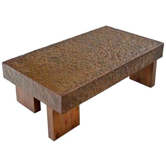Metal Block Cocktail Table