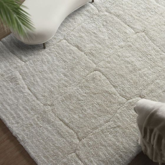 Miramar Ivory Shag Rug