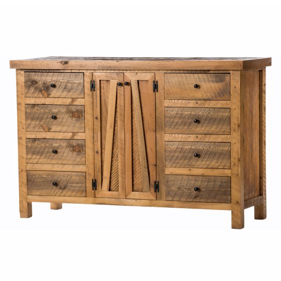 Mountain Mill 12 Drawer Distressed Dresser