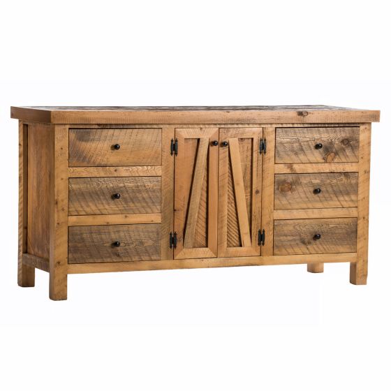 MOUNTAIN MILL 9 DRAWER DISTRESSED DRESSER