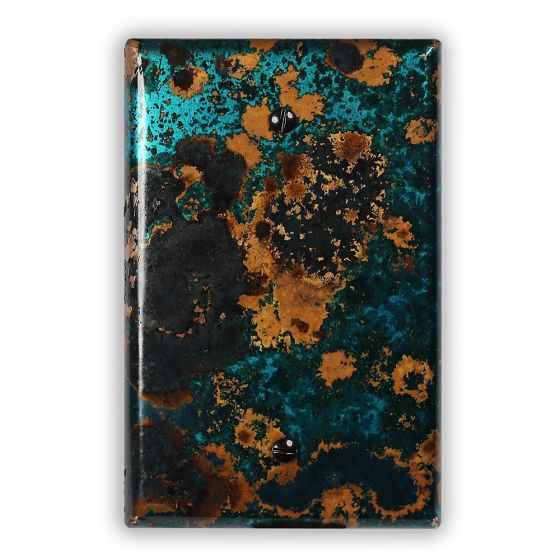 Mystic Topaz 1 Blank Copper Switch Plate