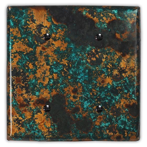 Mystic Topaz 2 Blank Copper Switch Plate