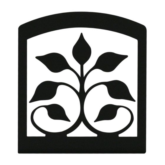 Wrought Iron Leaf Fan Napkin Holder