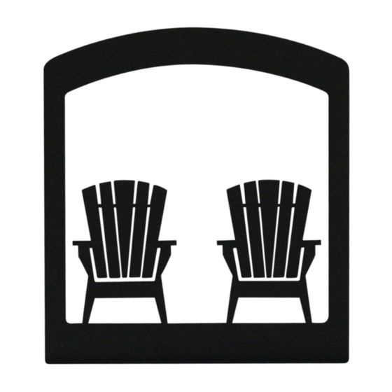 Wrought Iron Adirondack Napkin Holder