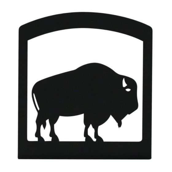 Wrought Iron Buffalo Napkin Holder