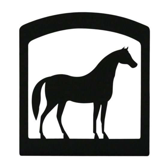 Wrought Iron Horse Napkin Holder
