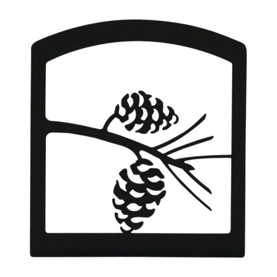 Wrought Iron Pinecone Napkin Holder