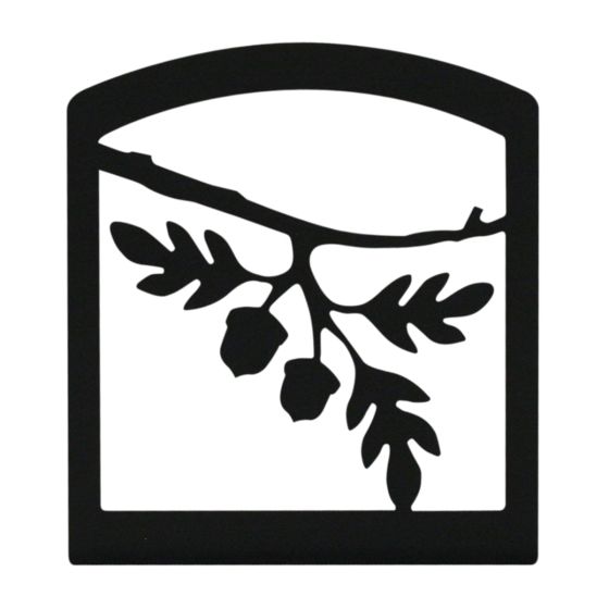 Wrought Iron Acorn Napkin Holder