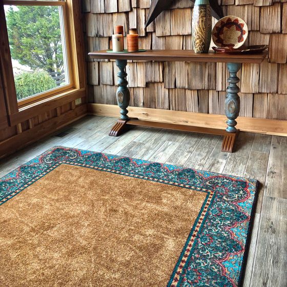 NuBuck Rug - Cognac