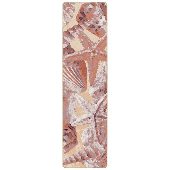 Ocean Mist Runner Rug - Coral
