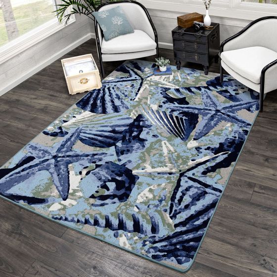 Ocean Mist Rug - Indigo