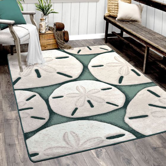 Ocean Treasure Rug - Aqua