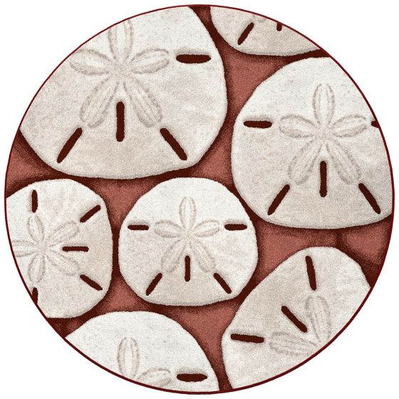 Ocean Treasure Area Rug - Coral