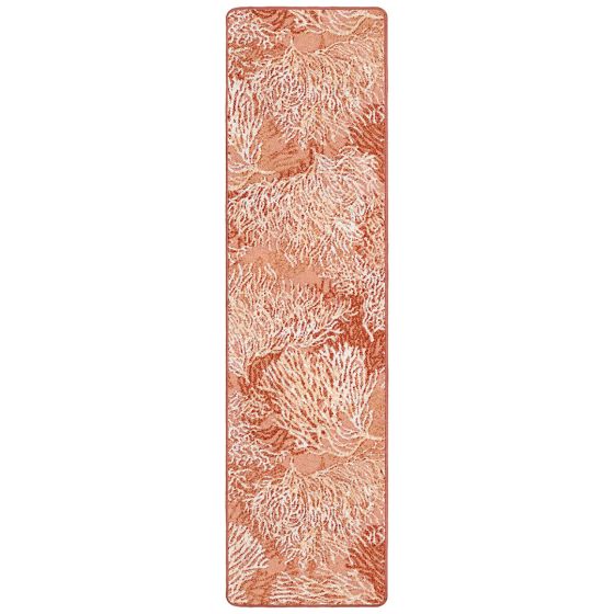 Oceanic Blooms Runner Rug - Coral