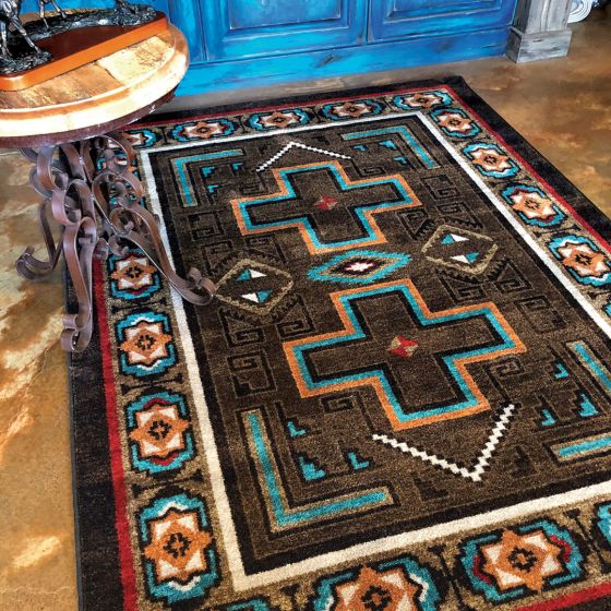 Saw Tooth Rug - Mojave Sunset