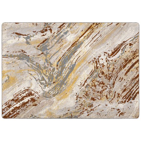 Petrified Entry Rug - Amber Wash