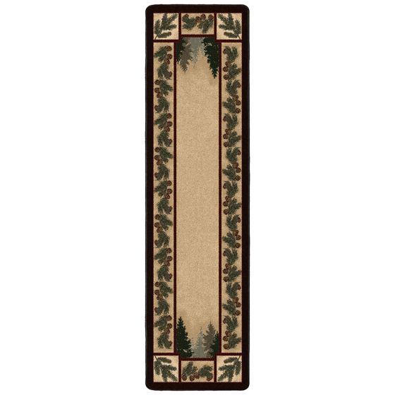 Pine Forest Runner Rug - Maize