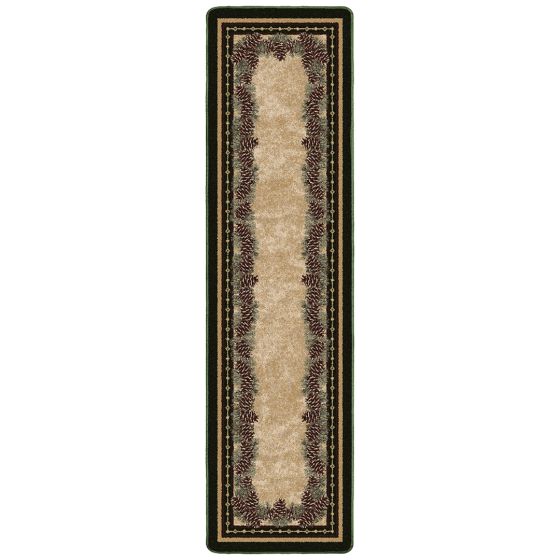 Pine Mountain Runner Rug - Green