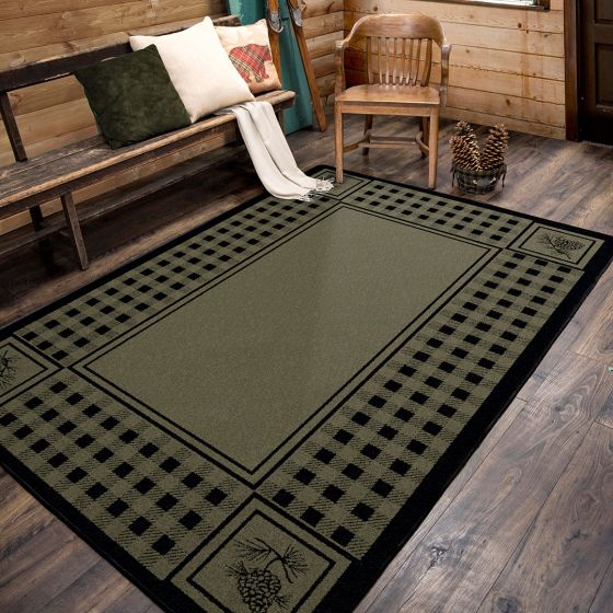 Pine Rugs Pine Refuge Rug Collection - Cabin Rugs