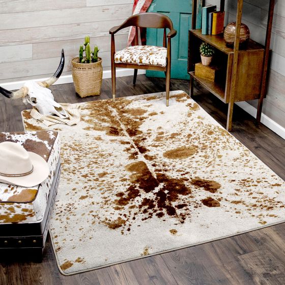 Pioneer Longhorn Rug - Spotted Brindle