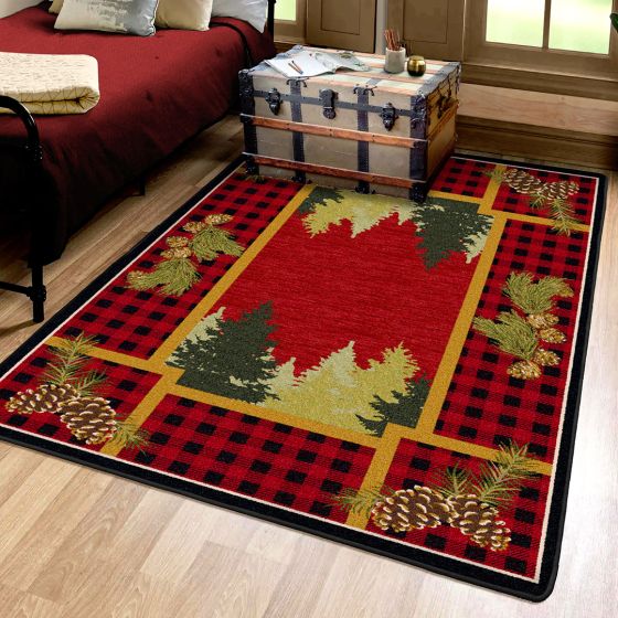 Plaid Woodsman Rug