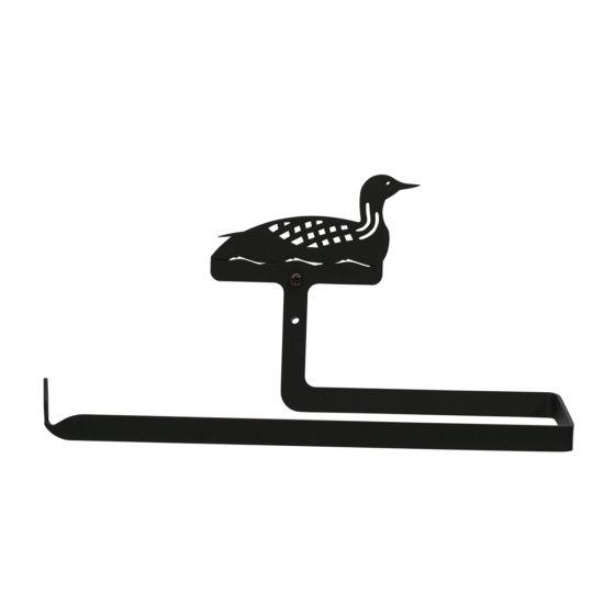 Wrought Iron Loon Paper Towel Holder
