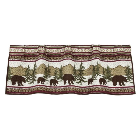 Bear Trail Quilt Valance
