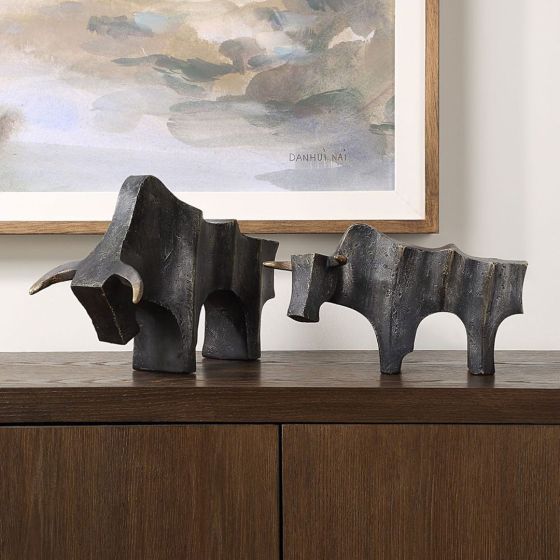Regal Bull Sculptures