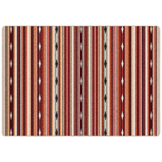 Remington Stripe Entry Rug - Red Multi