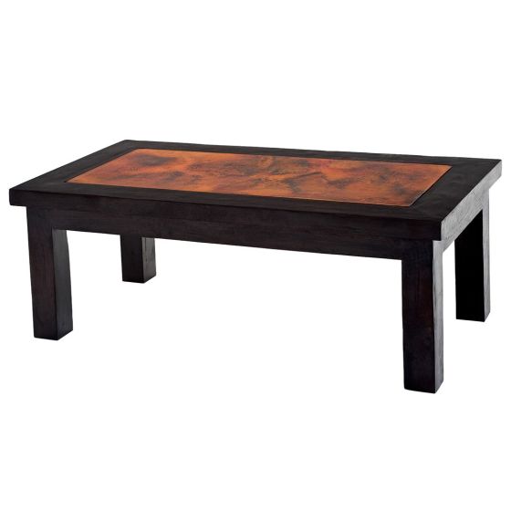 Rustic Copper Farmhouse Coffee Table