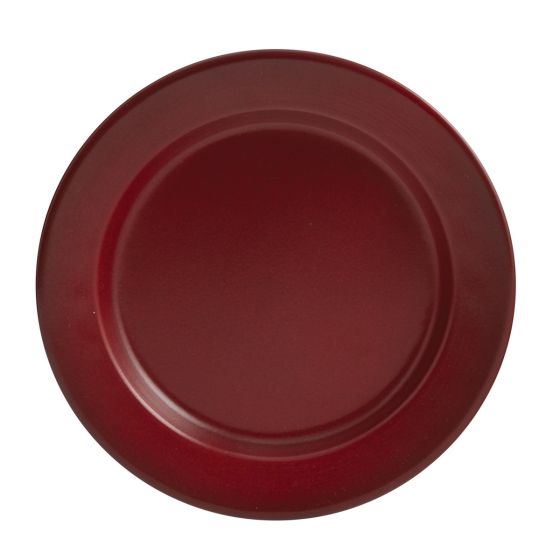 Rustic Red Enamel Salad Plate