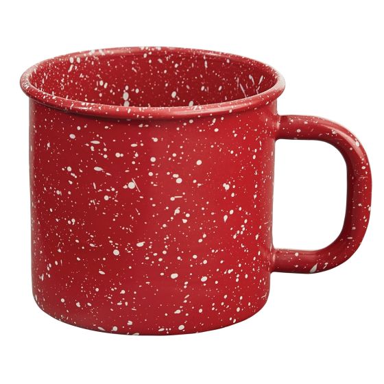 Rustic Red Granite Enamel Coffee Mug